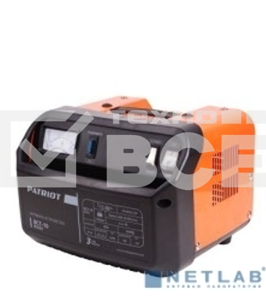 Устройство пуско-зарядное PATRIOT BCT-10 Boost 220В±15% 200Вт 12В зарядmax8.5А 20-100А/ч 4.3кг