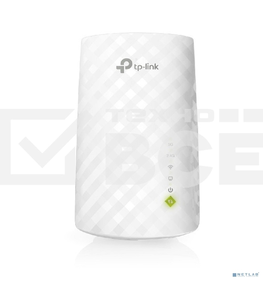 Усилитель Wi-Fi сигнала TP-Link AC750 OneMesh WiFi Range Extender, 300Mbps at 2.4G and 433Mbps at 5G, compact house with internal antennas, 1 10/100Mbps Ethernet port, WPS button for quick setup, Smart Indicator for best location, support OneMeshTMtechnol