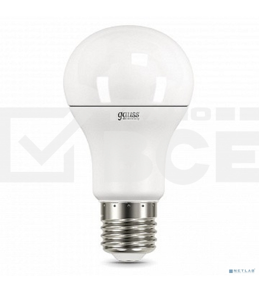 Лампа cветодиодная Gauss LED Elementary 23215A60 15W E27 2700K 1/10/40 груша