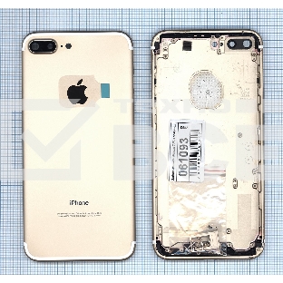 Задняя крышка для iPhone 7 Plus (5.5) золотая