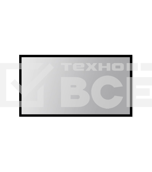 Экран для проектора S'OK SCFRV-298x168G 135' 16:9 на бархатной раме, High Contrast Gray, черная рама