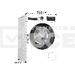 Стиральная машина Bosch WGG242ZKPL белый, загр.фронтальная, макс.: 9кг, 1200 об/мин, класс: A, фото5