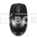 Мышь проводная Logitech M110 Silent черный, 1000 dpi, USB, кнопки - 3, фото2