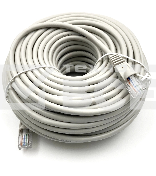 Патч-корд Buro UTP-5E-25M-G-LSZH серый UTP cat.5E RJ-45 (m)-RJ-45 (m) 25м