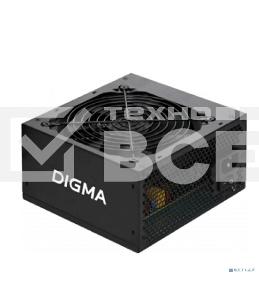 Блок питания Digma DPSU-500W RTL, 500Вт, 120мм, черный