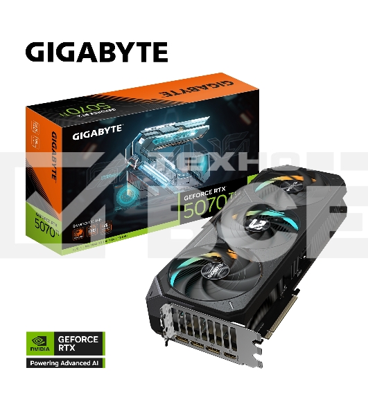 Видеокарта Gigabyte GV-N507TGAMING OC-16GD 1.0 NV RTX 5070TI 16Gb 256bit GDDR7 2805/28000/HDMI
