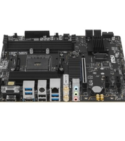 Материнская плата MSI B550M PRO-VDH WIFI, AM4, AMD B550, 4xDDR4, 4xSATA, 2xM.2, 1xPCIe 4.0 x16, 2xPCIe x1, 1xDisplayPort, 1xHDMI, 1xVGA, 1x 1Gb LAN, 2xUSB 2.0, 4xUSB 3.2 Gen 1, 3x3.5 мм, 7.1, mATX