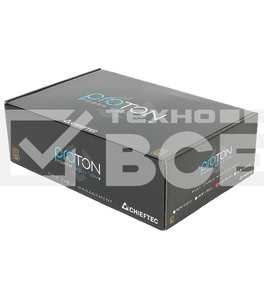 Блок питания Chieftec Proton BDF-850C, 850Вт, 80 PLUS Bronze, 140мм, модульный, черный