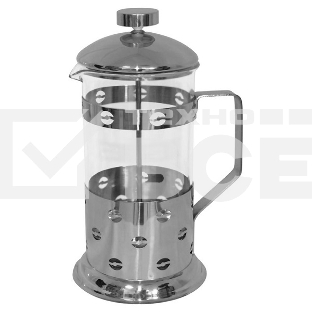 Френч-пресс MALLONY B535-1000ML, 1 л, сталь/стекло (в уп. 12 шт)