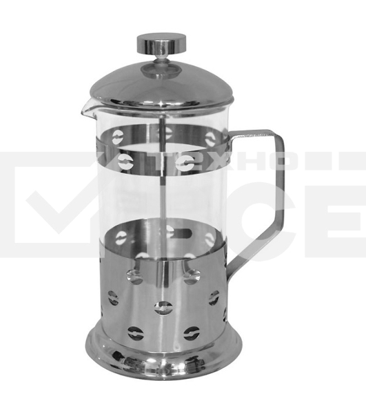 Френч-пресс MALLONY B535-1000ML, 1 л, сталь/стекло (в уп. 12 шт)