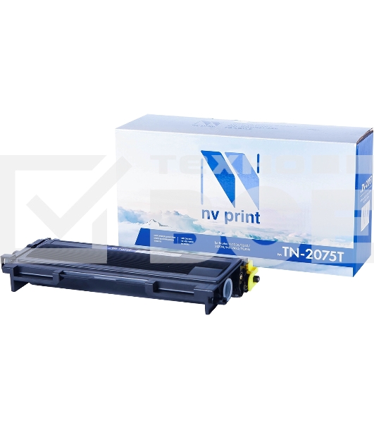 Картридж NVPrint совместимый Brother TN-2075T для HL-2030R/2040/2070NR/FAX-2920R/2825/DCP-7010R/7025/MFC-7420R/7820NR (2500k)