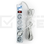 Фильтр-удлинитель Power Cube B 5,0 м 5 розеток (серый) 10А/2,2 кВт, фото6