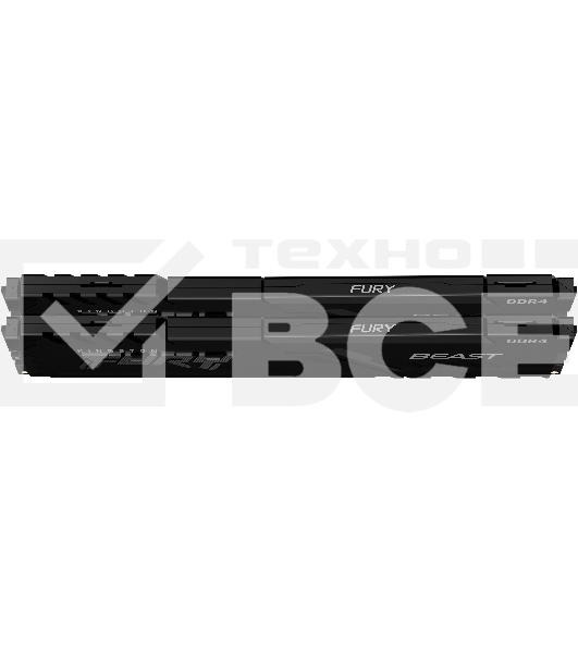 Оперативная память Kingston Fury Beast, DDR4, 64GB (2x32GB), 3200MHz, CL16, чёрный