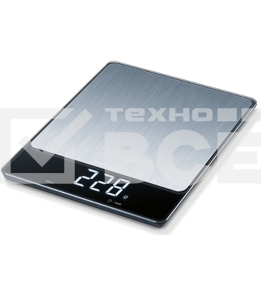 Весы кухонные Beurer KS34 XL макс.вес:15кг нержавеющая сталь