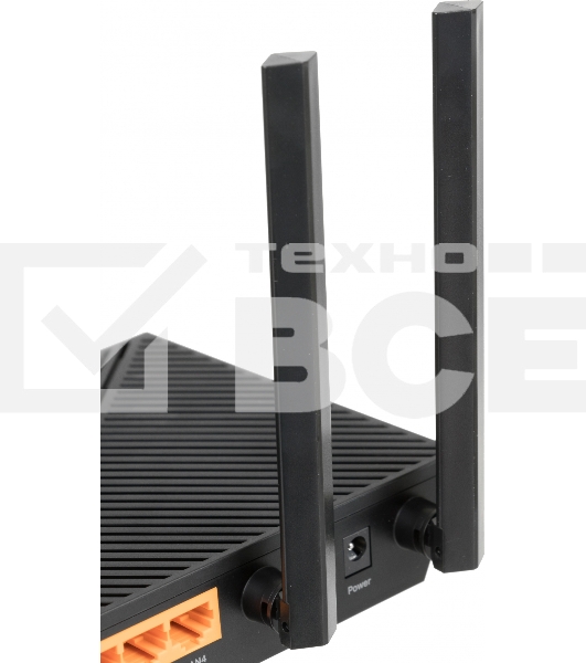 Роутер беспроводной TP-Link Archer AX55 AX3000 10/100/1000BASE-TX черный