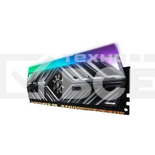 Оперативная память XPG Spectrix D41 RGB, 16GB (2x8GB), DDR4, 3200MHz, CL16, UDIMM, с радиатором, RGB, серый