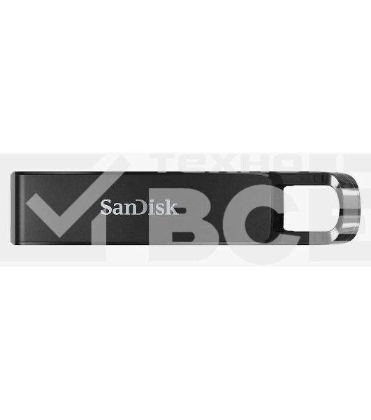 Флеш диск 64GB SanDisk CZ460 Ultra Type-C, USB Type-C, черный
