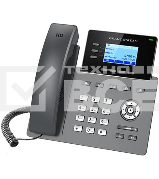 Телефон IP Grandstream GRP2603P черный