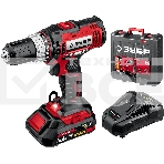 Дрель-шуруповерт аккумуляторная Зубр ДШЛ-145-21, Аккумуляторная, 14,4В, Кейс, фото 1