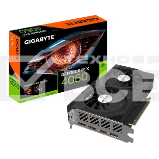 Видеокарта Gigabyte NVIDIA GeForce RTX 4060 8Gb 128bit GDDR6 2475/17000 HDMIx2 DPx2 HDCP Ret GV-N4060WF2OC-8GD