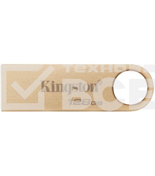 Флешка USB Kingston DataTraveler SE9 G3 (DTSE9G3/128 Gb), 128Gb, USB 3.2 Gen 1, R/W 220/100, золотистый
