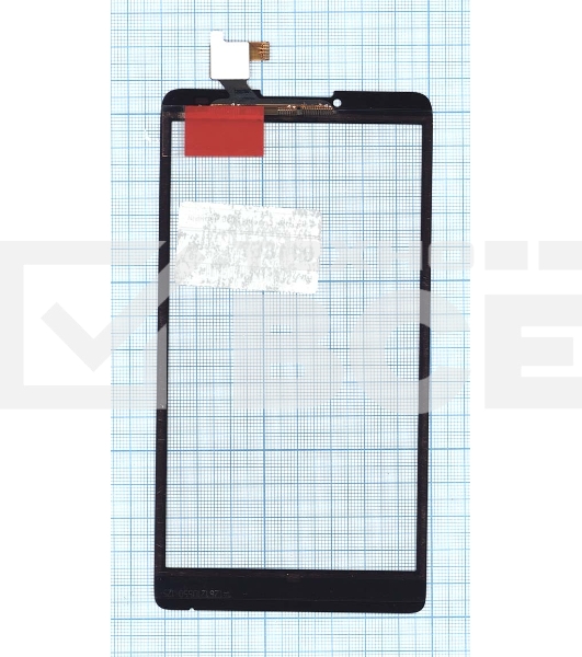 Сенсорное стекло (тачскрин) для Lenovo A880 черное