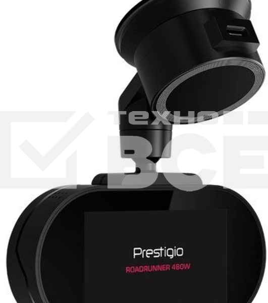 Видеорегистратор Prestigio RoadRunner 480W, 3.0'' IPS (854x480) touch screen display, UHD 4K 3840x2160@30fps, Mstar SSC8629Q, 8 MP CMOS Sony Starvis IMX415 image sensor, 8 MP camera, 140° Viewing Angle, Wi-Fi, USB Type-C, Supercapacitor, Night Vision, Motion Detection, G-sensor, Cyclic Recording, color/черный, front part/glass, back part/plastic