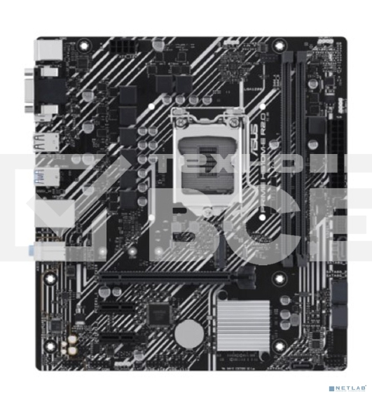 Материнская плата ASUS PRIME H510M-E R2.0, LGA 1200, Intel H470, 2xDDR4, 4xSATA, 1xM.2, 1xPCIe 4.0 x16, 2xPCIe x1, 1xHDMI, 1xDP, 1xVGA, 1x 1Gb LAN, 4xUSB-A 3.2 Gen 1, 2xUSB-A 2.0, 3x3.5 мм, 7.1, mATX