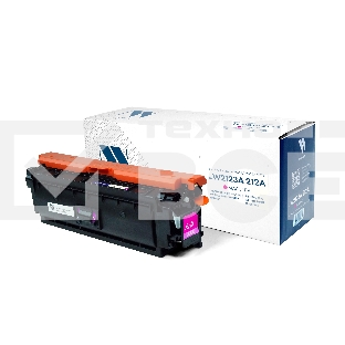 Картридж лазерный NVP совместимый NV-W2123A 212A Magenta для HP Color LaserJet M554/M555/M578 (4500k)
