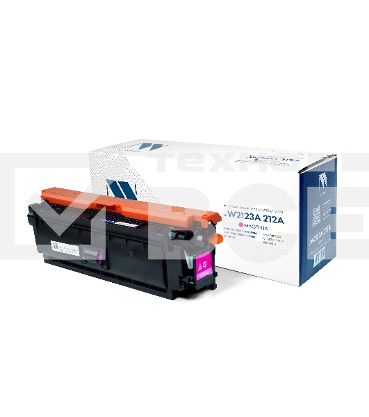 Картридж лазерный NVP совместимый NV-W2123A 212A Magenta для HP Color LaserJet M554/M555/M578 (4500k)