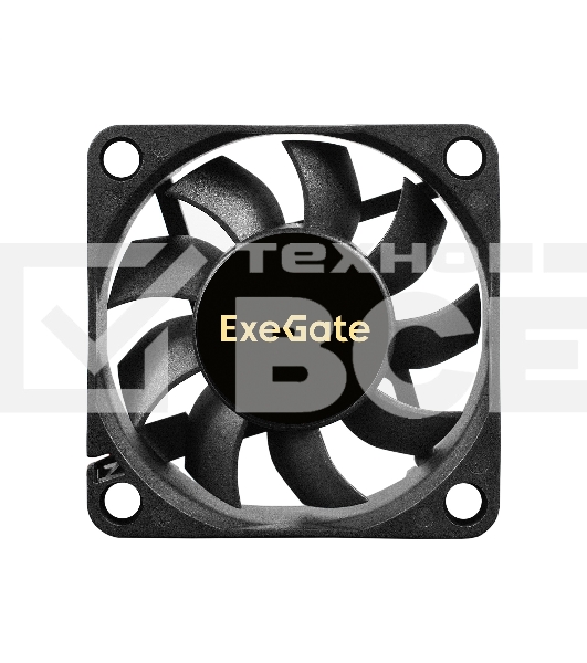 Вентилятор для корпуса ExeGate ExtraPower EP06015S3P черный, 60 мм, 4800 об/мин, 32 дБ, 3 pin