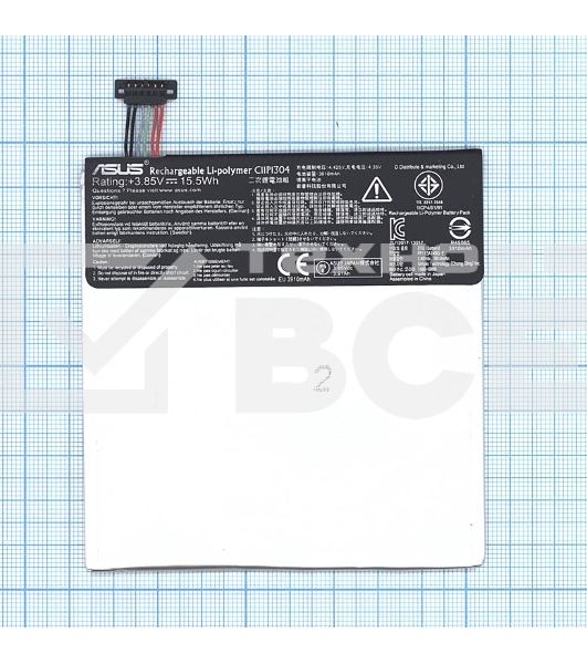 Аккумуляторная батарея C11P1304 для Asus MeMO Pad HD7 ME173X 3,85V 15,5Wh