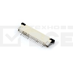 Разъем FPC  Half Coverage Top Contact 1.0K-BS-16PWB 16 pin высота 2мм шаг 1мм, фото4