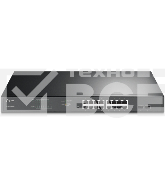 Коммутатор 16-port Gigabit PoE Easy Smart switch, 802.3af on ports 1-16, PoE budget 192 watts, desktop and rack-mountable