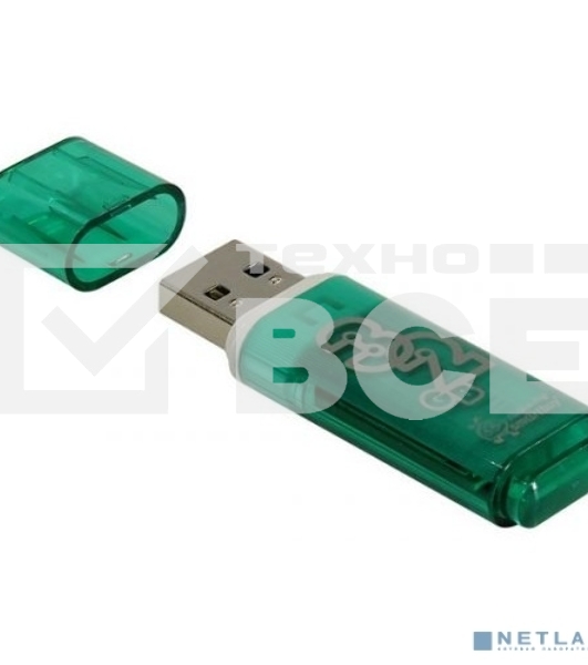 Флеш-память USB 2.0 Flash Drive 32GB Smartbuy Glossy series Green