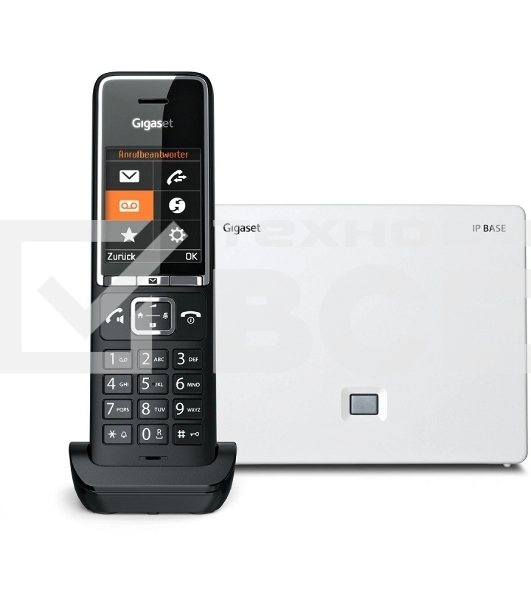 Телефон IP Gigaset Comfort 550A IP BASE Rus черный (S30852-H3037-R104)