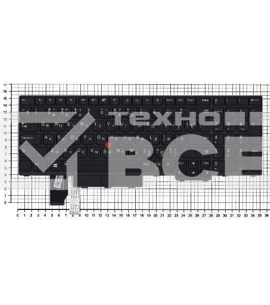 Клавиатура для ноутбука Lenovo Thinkpad P15 T15g черная с подсветкой