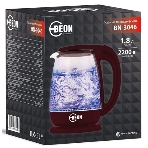 Электрочайник BEON BN-3046 бордовый, 1.8 л, 2200 Вт, скрытый нагревательный элемент, фото11