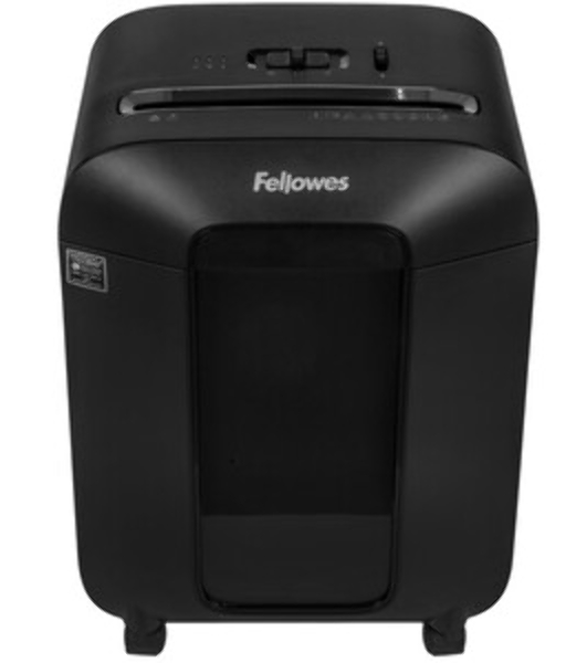 Шредер Fellowes PowerShred LX85 (секр.P-4)/перекрестный/12лист./19лтр./скрепки/скобы/пл.карты