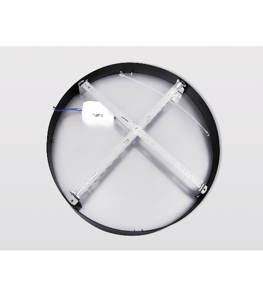 Потолочный светодиодный светильник Ambrella light FV5538 BK черный LED 90W 4200K D600*58 (Без ПДУ)