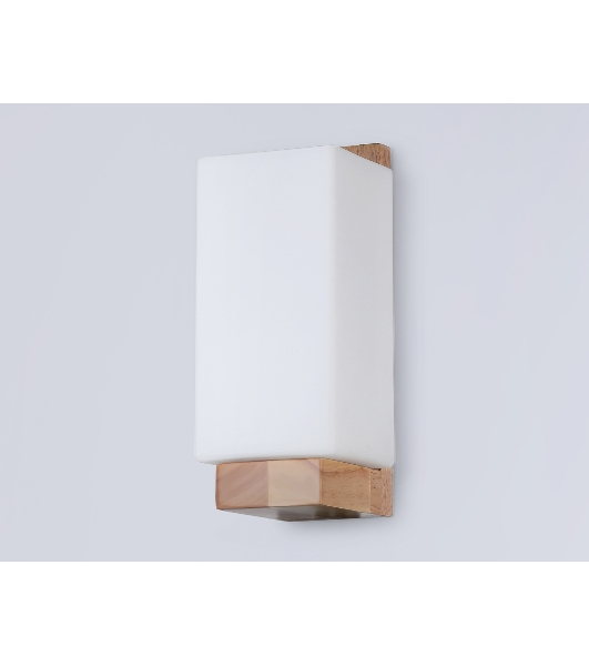 Светильник Ambrella light TR83122 LW/FR светлое дерево/белый матовый E27 max 40W 250*125*100
