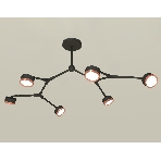 Светильник Ambrella light XB9056153/6 SBK/PPG черный песок/золото розовое полированное GX53 (C9056, N8126), фото3