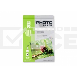 Самоклеящаяся бумага фотобумага Cactus CS-MSA310020матовая А3 100 г/м2 20 листов
