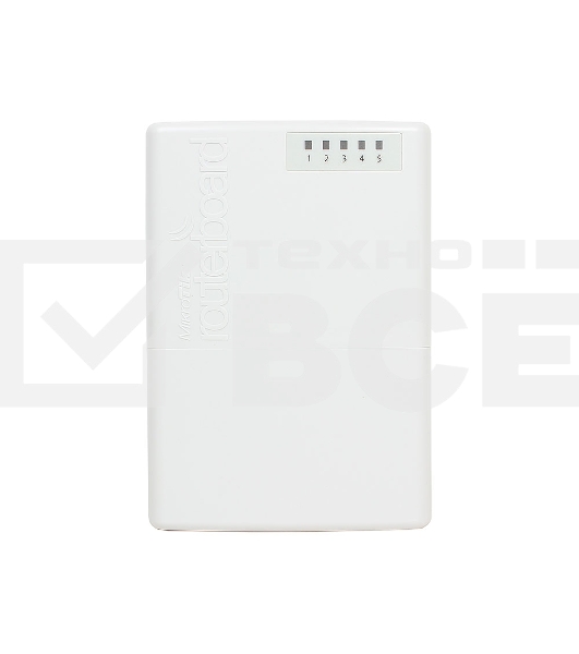 Маршрутизатор MikroTik RB750P-PBr2 PowerBox with 650MHz CPU, 64MB RAM, 5xLAN (four with PoE out), RouterOS L4, outdoor case, PSU, PoE, mounting set