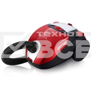 Пылесос Centek CT-2511 красный, 400/2000 Вт, уборка сухая, пылесборник мешок, 2 л