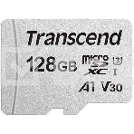 Флеш карта microSD 128GB Transcend microSDXC Class 10 UHS-I U3, V30, A1, (без адаптера), TLC, фото 1