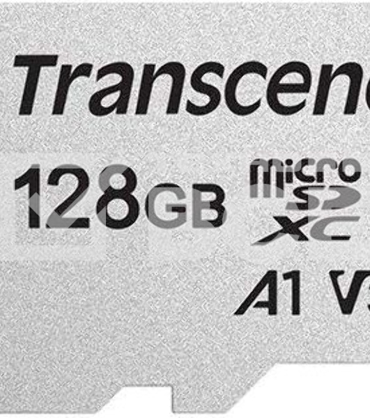 Флеш карта microSD 128GB Transcend microSDXC Class 10 UHS-I U3, V30, A1, (без адаптера), TLC