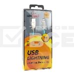 Кабель Cablexpert для Apple CC-G-APUSB01Bl-1M, AM/Lightning, серия Gold, длина 1м, синий, блистер, фото3