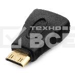 Переходник Gembird Переходник HDMI-miniHDMI 19F/19M, золотые разъемы, пакет A-HDMI-FC, фото 1