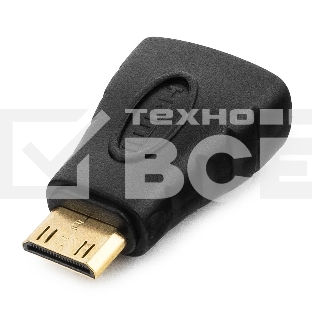 Переходник Gembird Переходник HDMI-miniHDMI 19F/19M, золотые разъемы, пакет A-HDMI-FC